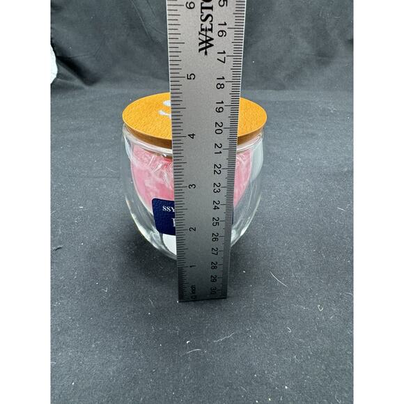 SSY Candles Wood Wick Hand Poured Peach Scented Candle NIB - Picture 9 of 14